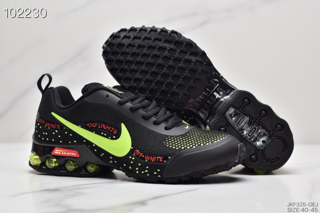 2020 Nike Shox Reax Black Green Shoes